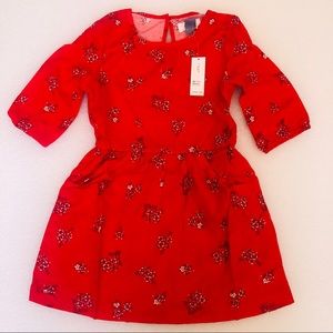 Old Navy Girls Toddler Red Cotton Dress